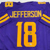 Autographed/Signed Justin Jefferson Minnesota Color Rush Football Jersey JSA COA by Hall of Fame Sports Memorabilia