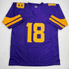 Autographed/Signed Justin Jefferson Minnesota Color Rush Football Jersey JSA COA by Hall of Fame Sports Memorabilia