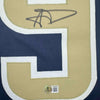 Autographed/Signed Aaron Donald Los Angeles LA Dark Blue Football Jersey JSA COA by Hall of Fame Sports Memorabilia