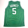 Autographed/Signed Kevin Garnett Boston Green Basketball Jersey Beckett BAS COA by Hall of Fame Sports Memorabilia