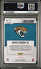 Graded 2024 Panini Instant NFL Brian Thomas Jr #72 Rookie RC Football Card PSA 10 Gem Mint