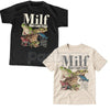 "M.I.L.F. Man I Love Frogs" Funny T-Shirt – Sarcastic Internet Meme Graphic Tee, Premium 100% Cotton Amphibian Fan Top, Soft Lived-In Heavyweight Retro Aesthetic Shirt, Made in USA