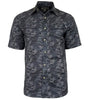 Men's Dot Camo UV Vented Fishing Shirt by Hook & Tackle