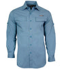 Men's Troller L/S UV Vented Fishing Shirt by Hook & Tackle