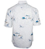 Men's Marine Charts UV Vented Fishing Shirt by Hook & Tackle