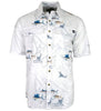Men's Marine Charts UV Vented Fishing Shirt by Hook & Tackle