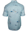 Men's Marine Charts UV Vented Fishing Shirt by Hook & Tackle