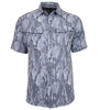 Men's Geo Camo UV Vented Fishing Shirt by Hook & Tackle