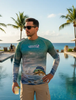 Men's Bull Dolphin L/S UV Fishing Shirt by Hook & Tackle