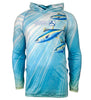 Men's Tuna Abyss UV Fishing Hoodie Gaiter by Hook & Tackle