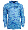 Men's Billfish Camo UV Fishing Hoodie by Hook & Tackle