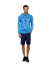 Men's Billfish Camo UV Fishing Hoodie by Hook & Tackle