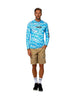 Men's Camo Billfish UV Fishing Hoodie by Hook & Tackle