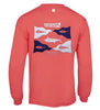 Men's Fish Flags L/S UV Fishing T-Shirt by Hook & Tackle