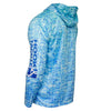 Men's Fish Shadows UV Fishing Hoodie by Hook & Tackle