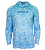 Men's Fish Shadows UV Fishing Hoodie by Hook & Tackle