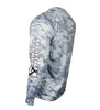 Fractal Camo Waves UV Fishing Shirt (8-20) by Hook & Tackle