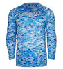Youth Billfish Texture UV Fishing Shirt (8-20) by Hook & Tackle