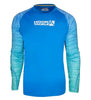 Youth Gradient Waves UV Fishing Shirt (8-20) by Hook & Tackle