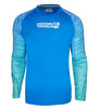Men's Gradient Waves L/S UV Fishing Shirt by Hook & Tackle