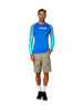 Men's Gradient Waves L/S UV Fishing Shirt by Hook & Tackle