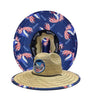 Sails & Stripes Straw Hat by Hook & Tackle