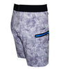 Men's Camo Hex Stretch Fishing Boardshort by Hook & Tackle