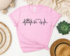 Soccer Heartbeat Graphic Tee by Anchored Grace Boutique