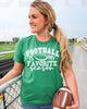 Football is My Favorite Season Graphic Tee by Anchored Grace Boutique