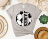 Soccer Monogram Graphic Tee by Anchored Grace Boutique
