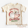 Hot Cocoa And Christmas Movies Shirt - Christmas Tee by Madi Moosh