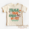 Trick Or Treat Smell My Feet Shirt - Halloween Tee by Madi Moosh