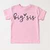 Big Sis Sister Siblings Family Shirt - Sister Tee by Madi Moosh