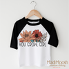 You Grow Girl Flowers Shirt - Boho Tee by Madi Moosh