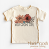 You Grow Girl Flowers Shirt - Boho Tee by Madi Moosh