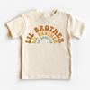 Retro Lil Brother Little Bro Siblings Family Shirt - Brother Tee by Madi Moosh