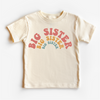 Retro Big Sister Siblings Family Shirt - Sister Tee by Madi Moosh