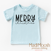 Classic Merry Christmas Shirt - Christmas Tee by Madi Moosh