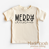 Classic Merry Christmas Shirt - Christmas Tee by Madi Moosh