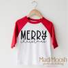 Classic Merry Christmas Shirt - Christmas Tee by Madi Moosh