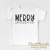 Classic Merry Christmas Shirt - Christmas Tee by Madi Moosh