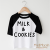 Milk And Cookies Classic Christmas Shirt - Christmas Tee by Madi Moosh