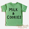 Milk And Cookies Classic Christmas Shirt - Christmas Tee by Madi Moosh