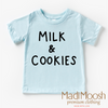 Milk And Cookies Classic Christmas Shirt - Christmas Tee by Madi Moosh