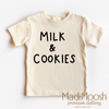 Milk And Cookies Classic Christmas Shirt - Christmas Tee by Madi Moosh
