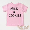 Milk And Cookies Classic Christmas Shirt - Christmas Tee by Madi Moosh