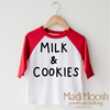 Milk And Cookies Classic Christmas Shirt - Christmas Tee by Madi Moosh