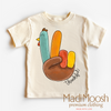 Thankful Turkey Thanksgiving Shirt - Thanksgiving Tee by Madi Moosh