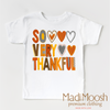 So Very Thankful Thanksgiving Shirt - Thanksgiving Tee by Madi Moosh