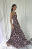 MARANTA DRESS IN MAROON POLKA DOTS by No Pise La Grama Web